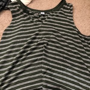 green striped tank top
